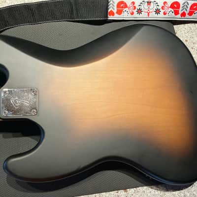 Fender/Squier Jazz bass w/ Lindy Fralin and mods - tobacco burst image 12