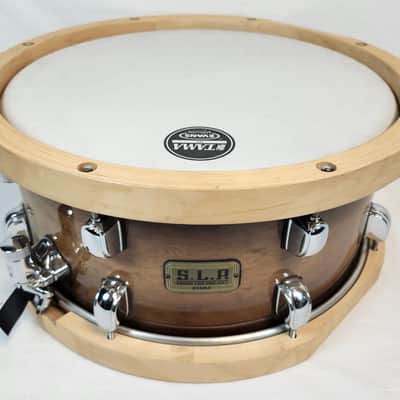 Tama LMP1465FSEN S.L.P. Studio Maple Snare, 14" X 6.5", Sienna Lacquer Finish, Wood Hoops image 1