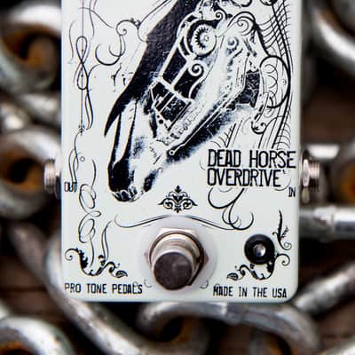 Pro Tone Pedals Essential Edition Mini Dead Horse Overdrive 2015 Surf White image 2