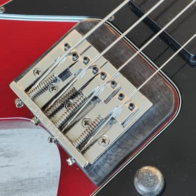 1988 Greco Japan FVB-75 Flying V Bass (Cherry Red) | Reverb