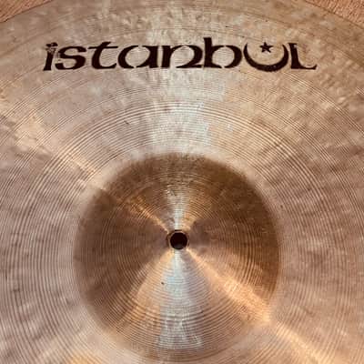 Vintage 1980s Istanbul Pre Split Stencil Logo 22” Heavy Ride Cymbal 3300g image 8
