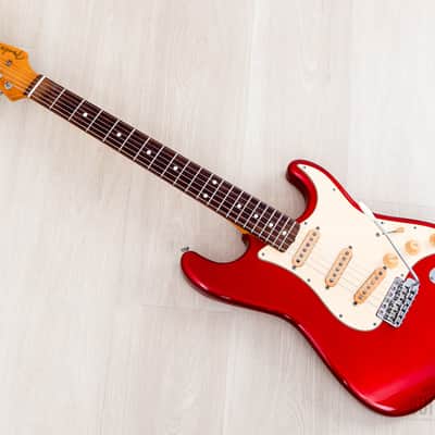 1992 Fender Stratocaster ‘62 Vintage Reissue ST62-53 Candy Apple Red 100% Original, Japan MIJ Fujigen image 12