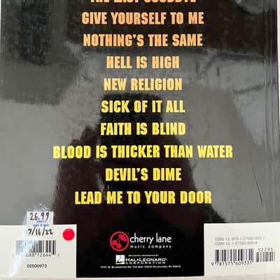 Black Label Society - Shot To Hell - Guitar Tab / Tablature Book Zakk Wylde image 2