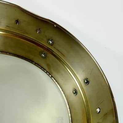Gretsch 6.5x14"Broadkaster Nickel-Brass NOB Snare Drum 8Lug Vintage 1949-50 RARE image 14