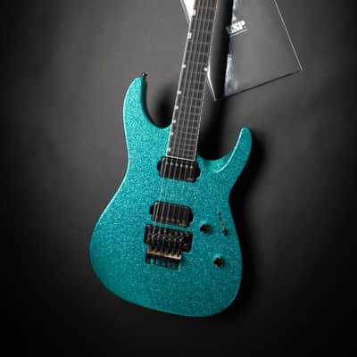 ESP Custom Shop M-II CTM FR-E Large Flakes Turquoise Sparkle (E6670252) image 2