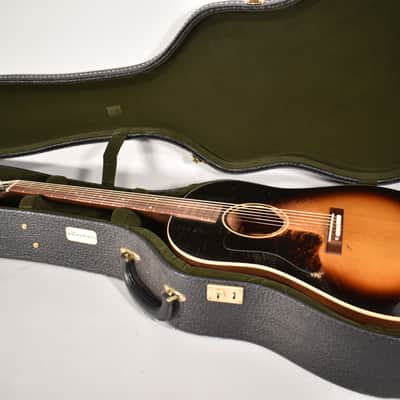 Pre War Guitars Model J Lefty Sunburst Relic Slope Shoulder Acoustic Guitar w/OHSC image 2
