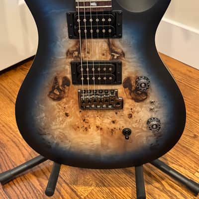 PRS SE Custom 24-08 Poplar Burl Limited Edition 2025 - Lake Blue Midnight Burst image 2