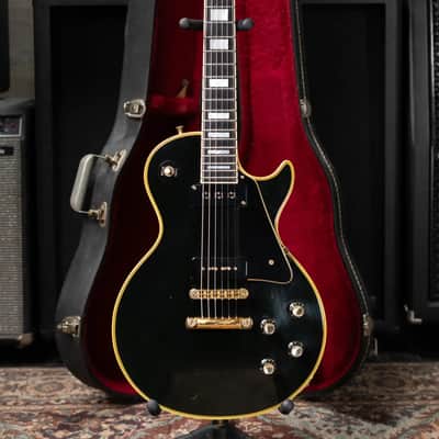 Gibson Vintage 1973 Les Paul Custom '54 Reissue Electric Guitar - Ebony with Hardshell Case - Used image 21