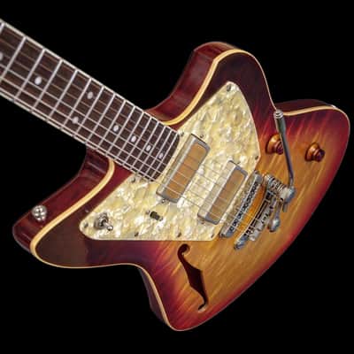 Rufini Guitars Montefalco Custom 2022 Sunburst w/ Quilted Maple Top, NEW (Authorized Dealer) image 5