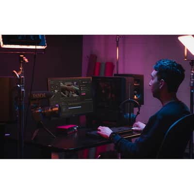 ADAM Audio T5V 5" Studio Monitor, Black (Pair) + Speaker Accessories Bundle image 8