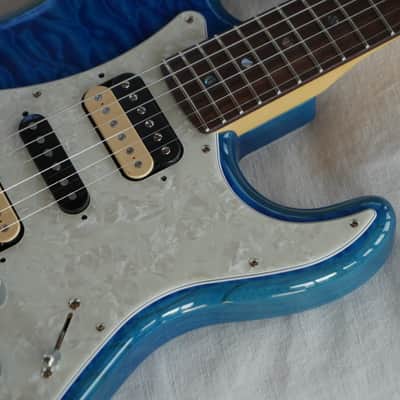 Video! 2021 Fender Michiya Haruhata Stratocaster Carribean Blue image 5