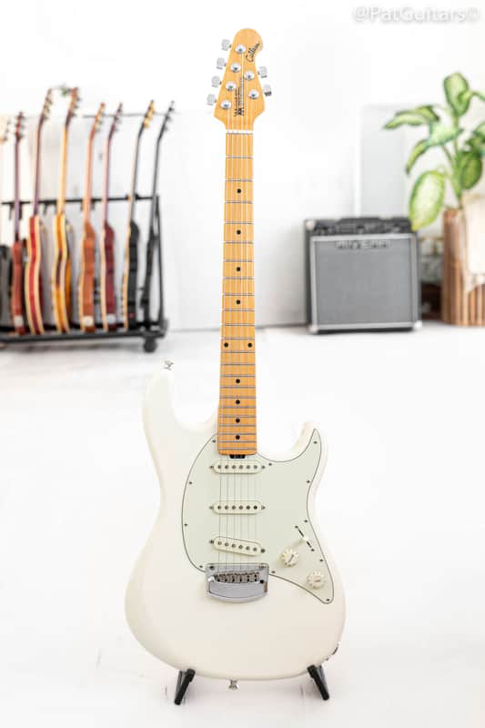 2016 Ernie Ball Music Man Cutlass SSS in Ivory White 7.3lbs image 1