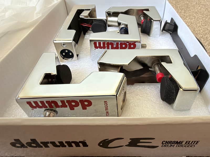 ✨ As-New ddrum CETKIT Chrome Elite Trigger Pack (5pc) image 1