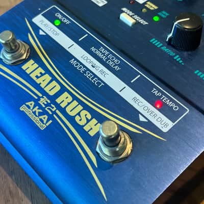 Akai E2 Headrush Delay/Looper 2010s - Blue image 5
