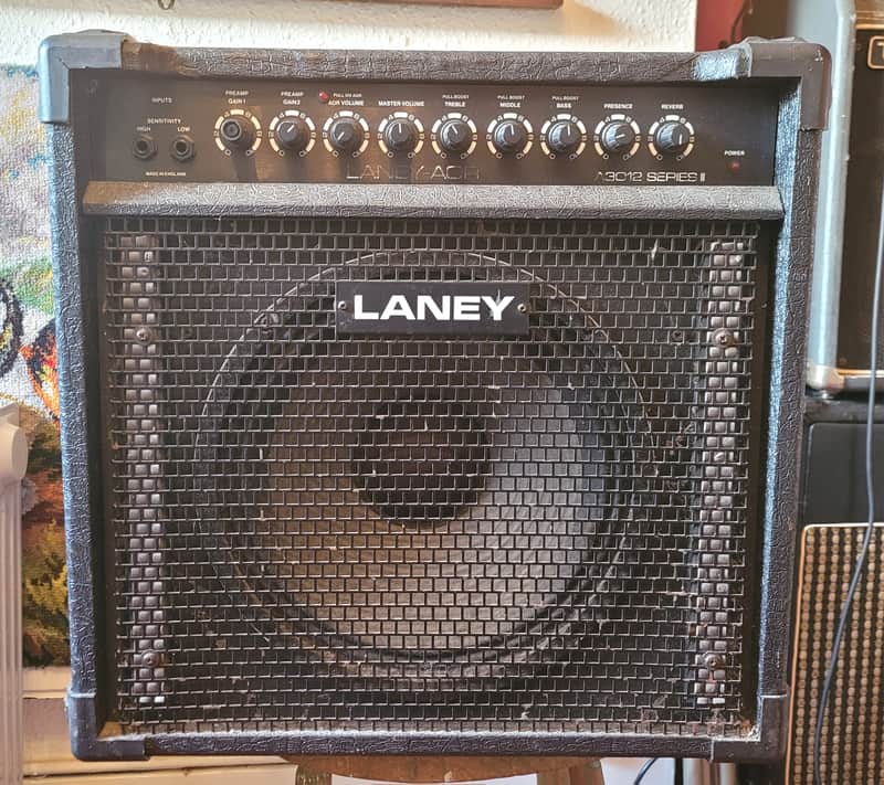 Vintage Laney AOR A3012 and Peavey Triumph 60 Valve Tube Guitar Amp Amplifier Combo image 1