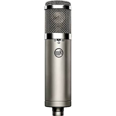 Warm Audio WA-47Jr Large-Diaphragm Condenser Microphone - Nickel with On-Stage Stands MS7701B Microphone Stand and 20' XLR Cable image 2