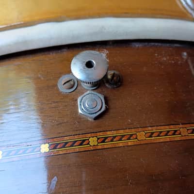 Ludwig&Ludwig field snare drum timepiece-sensitive strainer 10x16 1930s image 6