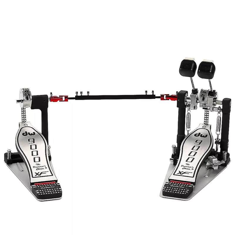 DW 9000 Series Double Bass Drum Pedal with Extended Footboard image 1