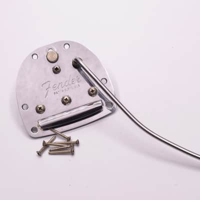Vintage 1967 Fender Jazzmaster Jaguar Tremolo Vibrato Tailpiece w/Original Arm & Screws 1960s image 2