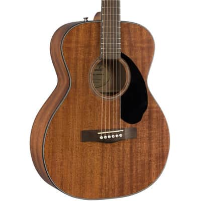 Fender Classic Design CC-60S Concert Natural Mahogany Acoustic Guitar image 2