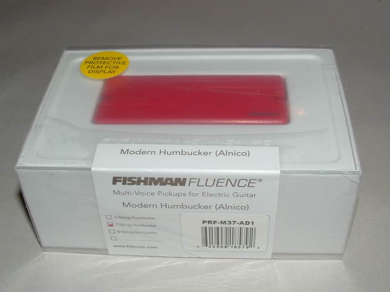 Fishman Fluence PRF-M37-AD1 7 String Modern Humbucker Alnico 3 Voices (Red) image 1
