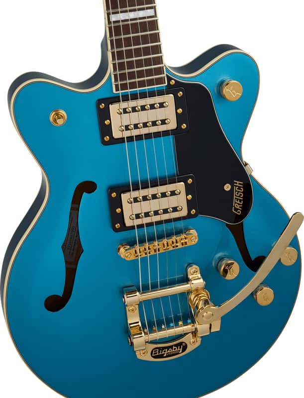 Gretsch G2655TG Streamliner Center Block Jr. Double-Cut with Bigsby LTD, Laurel Fingerboard, Riviera Blue image 1