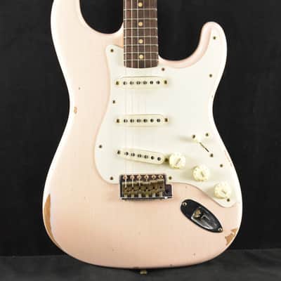 Mint Fender Limited Edition '59 Stratocaster - Relic Super Faded Aged Shell Pink image 1