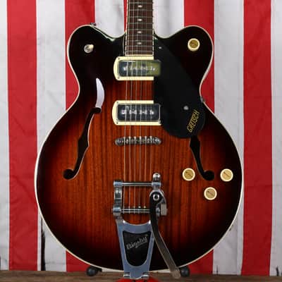 Gretsch G2622-P90 Streamliner Center Block Double-Cut P90 with V-Stoptail - Havana Burst image 1
