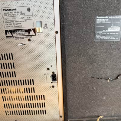 Panasonic SA-AK18 5 CD Changer/Dual Deck Stereo System New Belts Fully Working🔥 image 10
