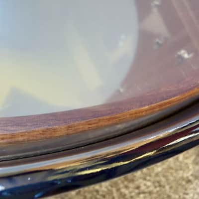 2026 Like-New: Erie steambent solid Canarywood/Sapele 13x7 snare, upgraded hardware, Canopus/extra wires image 8