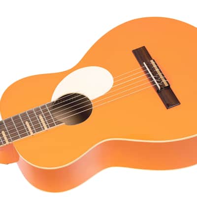 Ortega RGA-ORG Gaucho Series 4/4 Nylon String Guitar 6-String - Orange + Gig Bag image 2