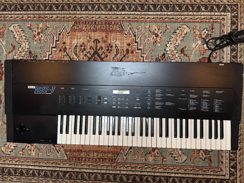 Korg コルグ DSS-1 Sampling Synthesaizer KORG DSS-1 Sampler Synthesizer 80s orig box sound disk keys