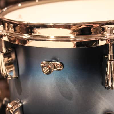Slingerland Radio King 4-pcs Blue/Silver Lacquer Drum Set (20-12-14-14) - New! image 9
