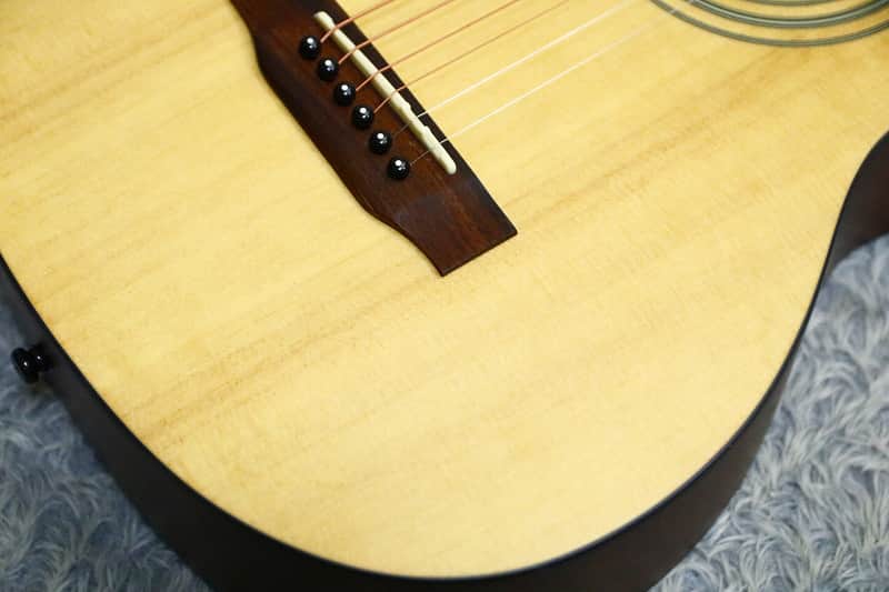 S.Yairi Mini size Acoustic Guitar YM-16/N High quality made w/Soft