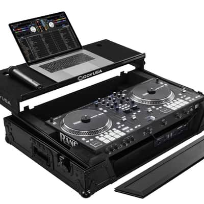 Odyssey FZGSRANEONEW1BL Rane One Glide Style Flight Case with 1U Rack Space image 11