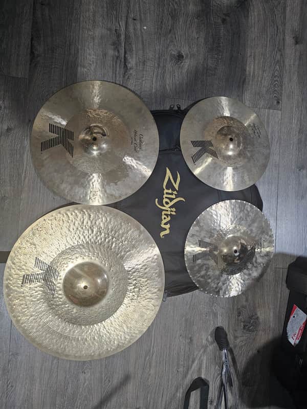 Zildjian KCH390 K Custom Hybrid Box Set 14.25/17/21" Cymbal Pack 2010 - Present - Traditional / Brilliant + Bag image 1