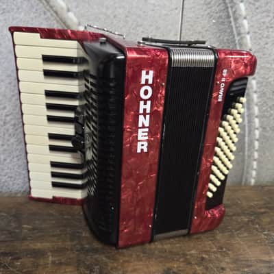 Hohner Bravo II 48 Accordion 2010s - Red image 1