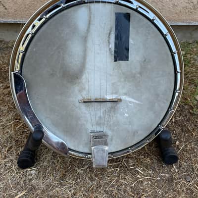 Gibson RB-180 1960s long neck banjo resonator closed back image 4