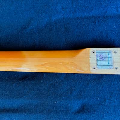 Factory-original 1983 Fender Precision Bass rosewood fretless neck in excellent condition. Free shipping! image 8