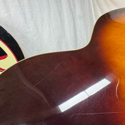 Epiphone Emperor Archtop Hollowbody Guitar with Case 1996 - Antique Sunburst image 23