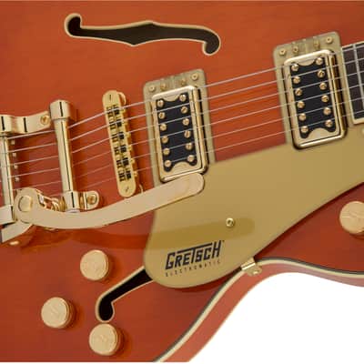 Gretsch G5655TG Electromatic® Center Block Jr. Single-Cut with Bigsby® and Gold Hardware, Laurel Fin image 5