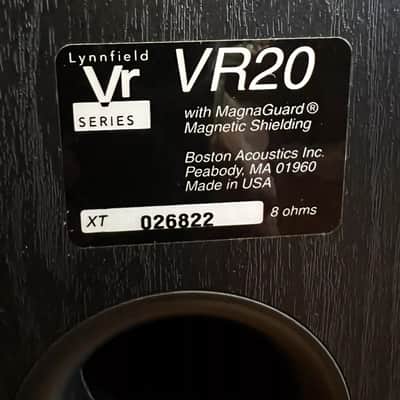 Pair of Boston Acoustics Lynnfield VR20 Late 90s - Black Ash image 7