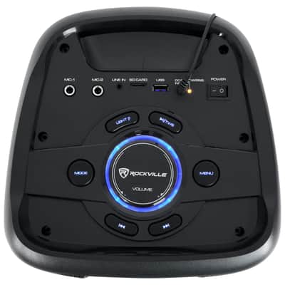 Rockville ROCK PARTY 6 Dual 6.5" Battery Powered Home/Portable Bluetooth Speaker image 2