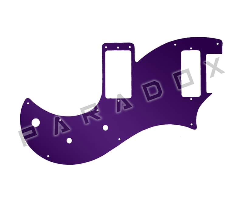 Custom Pickguard For 2020 - 2024 Made in America PRS S2 Vela Type-D Single-coil - Purple Mirror Acrylic .125" image 1
