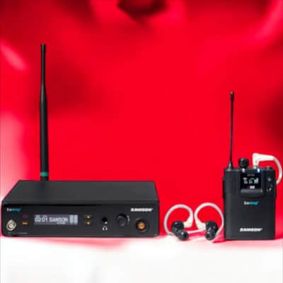 Samson Audio EarAmp In-Ear Wireless Monitoring System with Earphones (K Band), SWEA100S-K image 1
