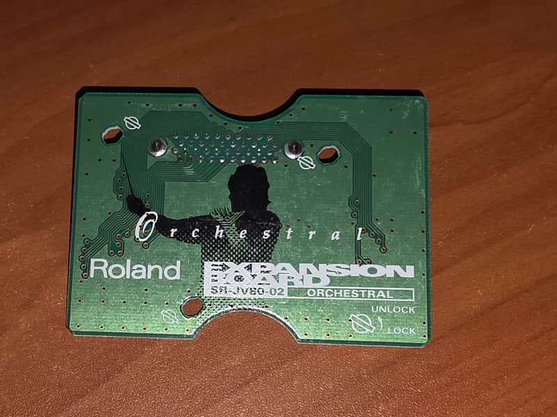 Roland SR-JV80-02 Orchestral Expansion Board 1990s - Green image 1