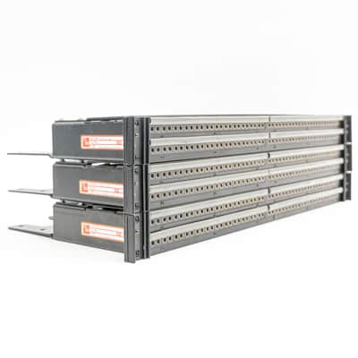 Lot of 3 ADC P-Kit-B 96-Point TT/Bantam Patchbays – Raw Wire Configuration image 2
