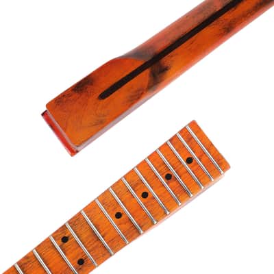 [Stained Gloss Finish] 22Fret Guitar Neck Suit for TL Tele Style Guitar - Canadian Maple,price include the import duty for US buyer image 8
