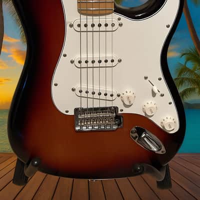 2021 Fender Stratocaster Mex 75th Anniversary Sunburst | Reverb