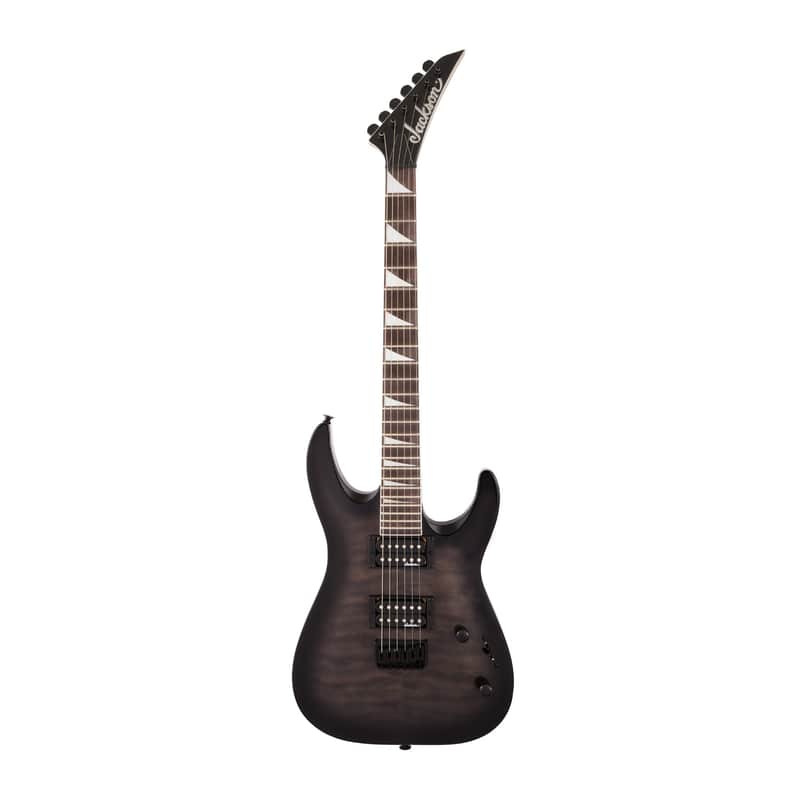 Jackson JS Series Dinky Arch Top JS32Q DKA HT 6-String Electric Guitar with Amaranth Fingerboard (Right-Handed, Transparent Black Burst) image 1